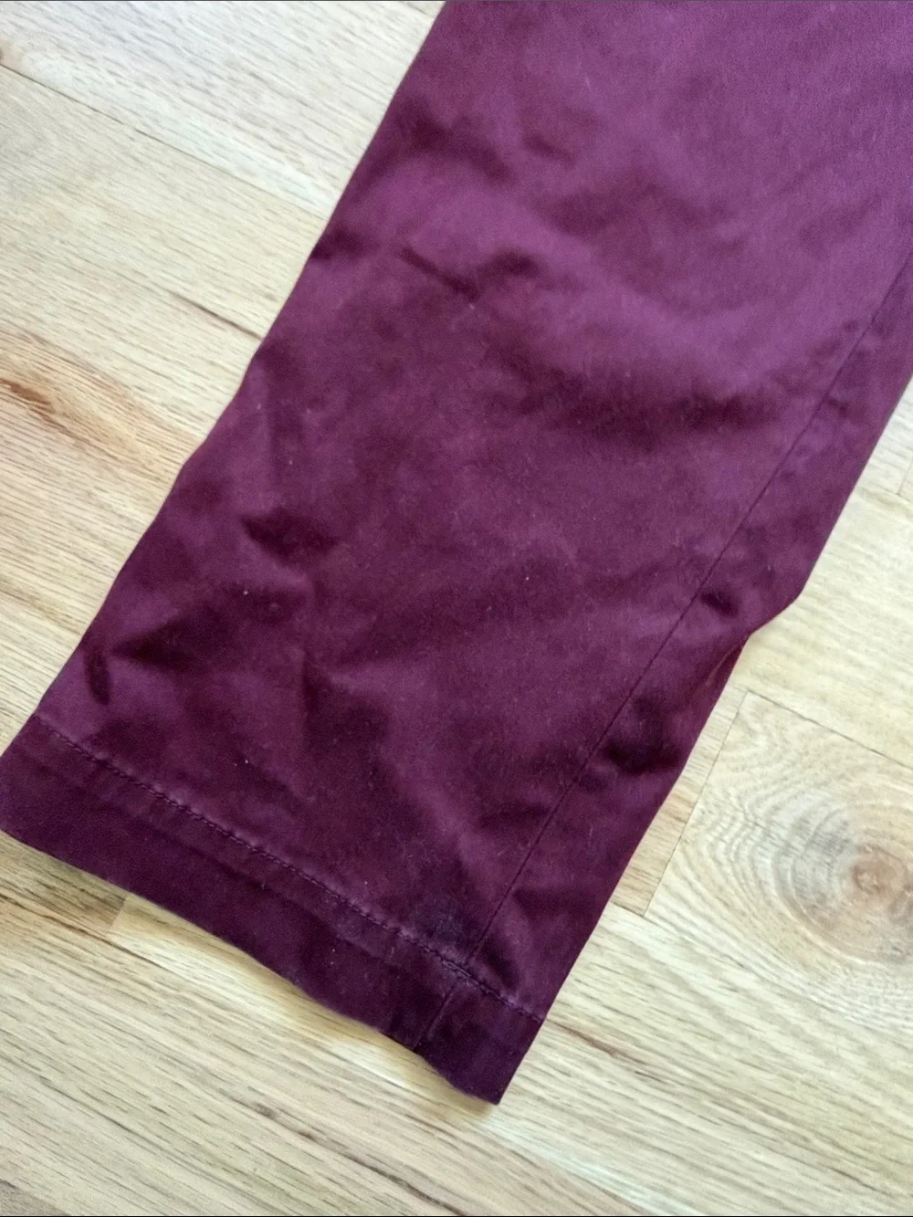 Banana Republic Maroon Aiden Rapid Movement Stretch Slim Fit Chinos 33